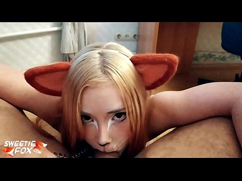 ❤️ Kitsune ağzına sik və cum udmaq ❤❌ Super porno bizdə ❌️